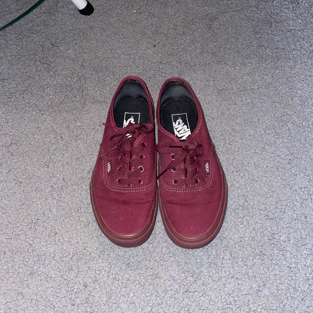 Maroon classic vans